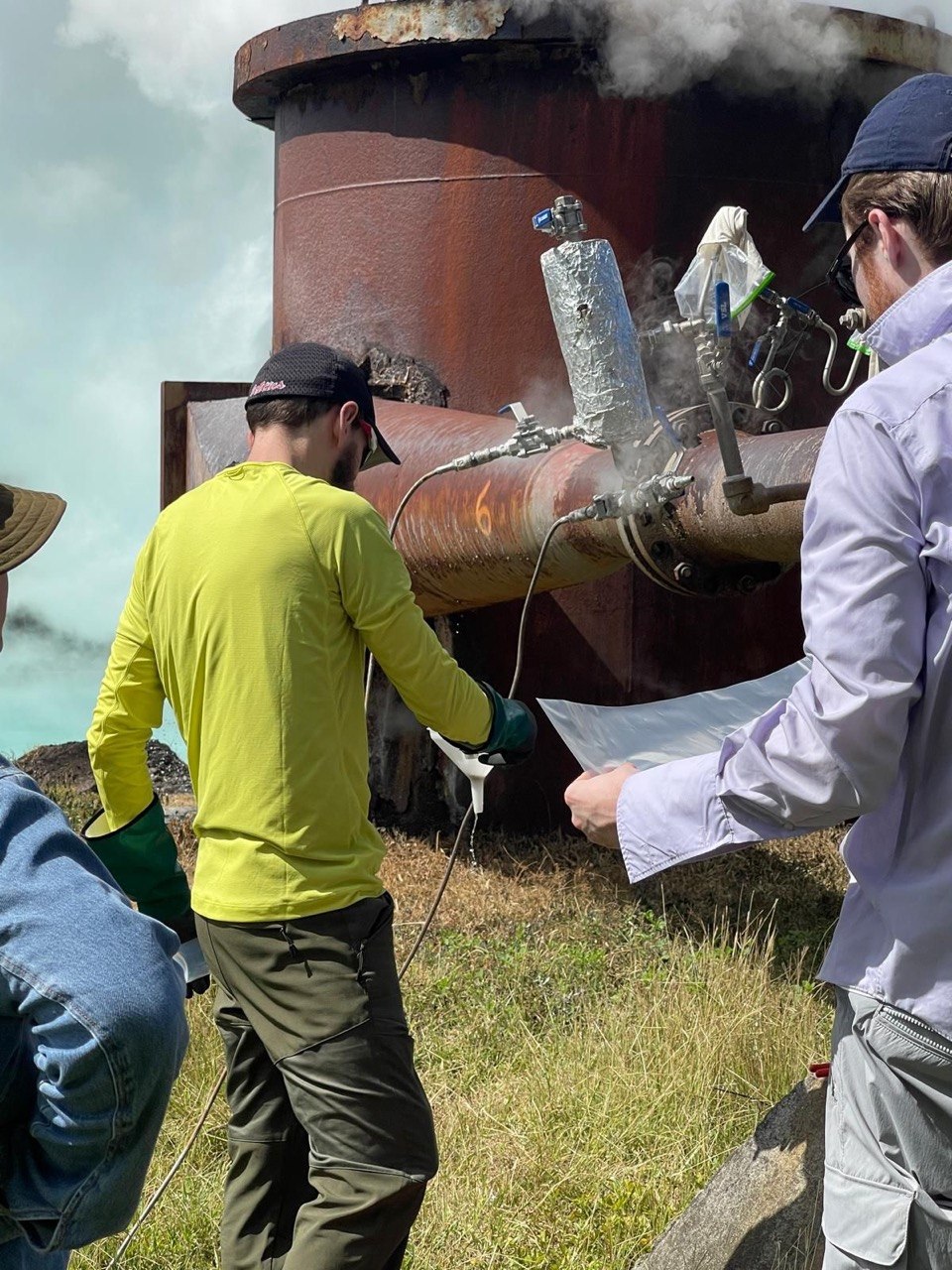 Geological outcrop, Kazakhstan